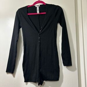 Pink Victoria Secret Henley romper XS